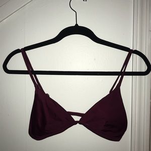 zaful maroon bikini